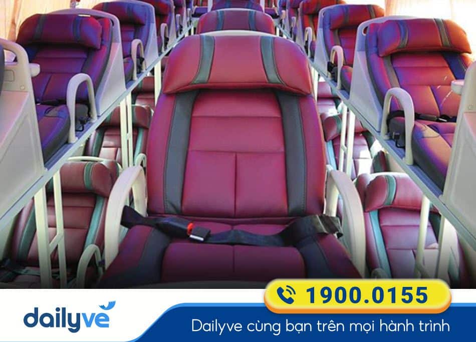 Tiện ích xe giường nằm 41 chỗ của nhà xe An Đạt Đắk Lắk