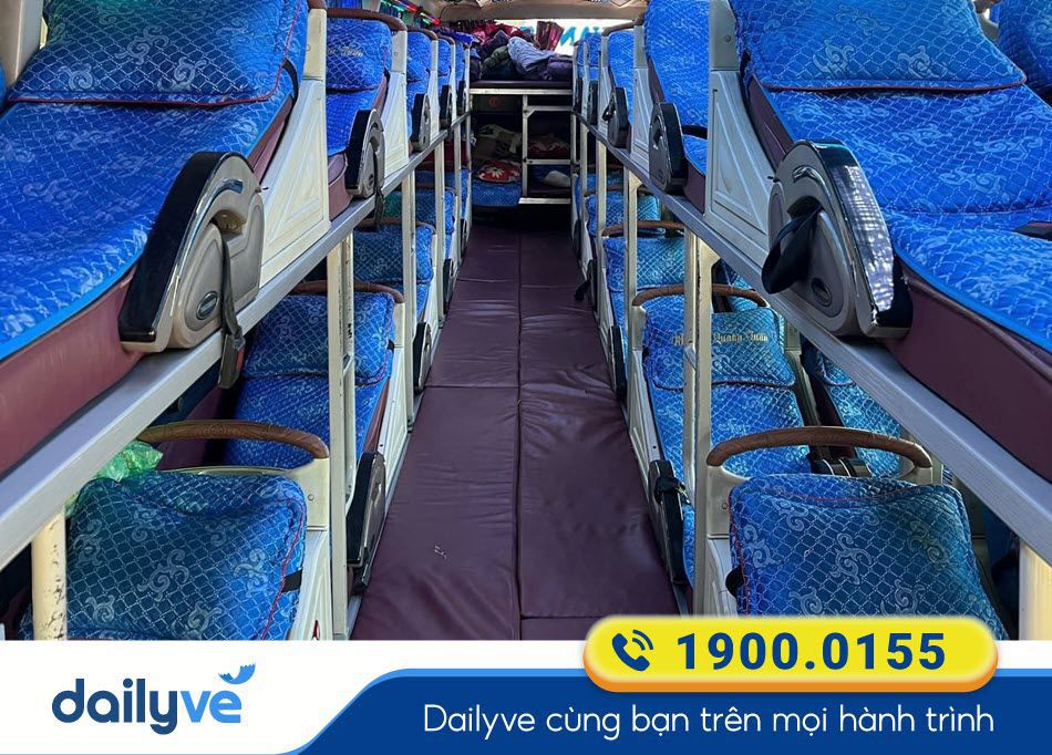 Xe giường nằm 41 chỗ của nhà xe Quang Tuấn